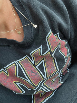 Solid Gold Initial Necklace