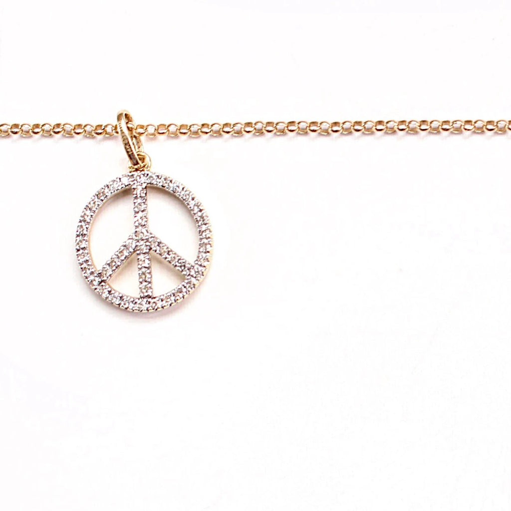 Diamond Peace Sign