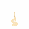 Solid Gold Initial Necklace