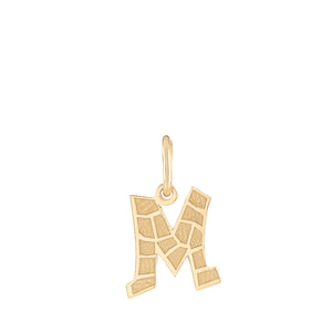 Solid Gold Initial Necklace