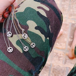 Peace Sign Necklace